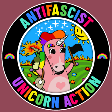 Motiv Antifascist Unicorn Action