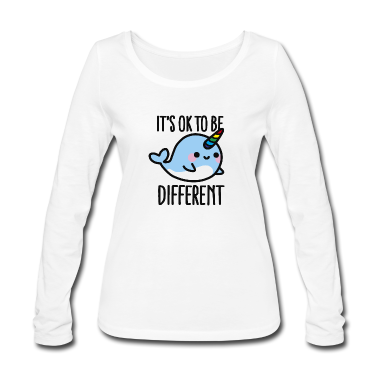 Einhörner Langarmshirt - It's ok to be different