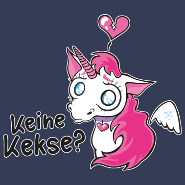 Motiv Keine Kekse? - Trauriges Einhorn