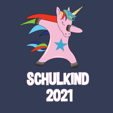 Motiv Einschulung Einhorn Schulkind 2021 Schulstart