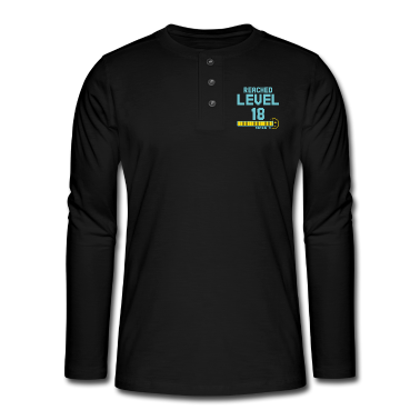 Einhörner Langarmshirt - Reached level Geburtstag Geschenk Parteien Jahre