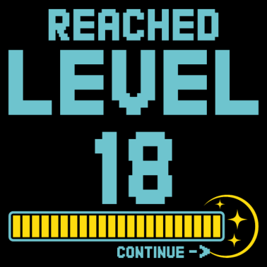 Motiv Reached level Geburtstag Geschenk Parteien Jahre