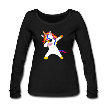 Einhörner Langarmshirt - Einhorn Dab Dabbing Einhörner