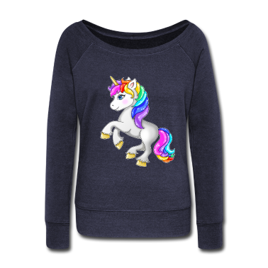 Einhörner Langarmshirt - Einhorn Regenbogeneinhorn - süsses Einhorn