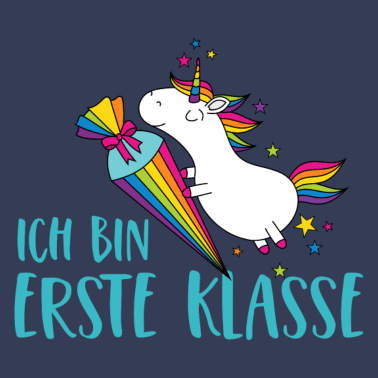 Motiv Einhorn Einschulung Schule Zuckertüte Erste Klasse