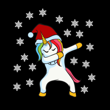 Motiv Dabbing Einhorn Weihnachten Dab