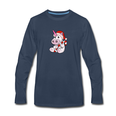 Einhörner Langarmshirt - Weihnachts Einhorn