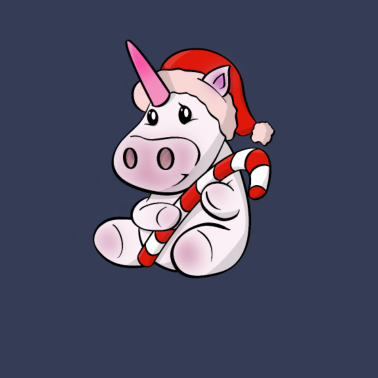 Motiv Weihnachts Einhorn