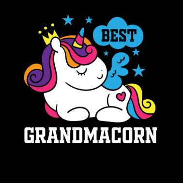 Motiv Einhorn Oma Lustig Spruch