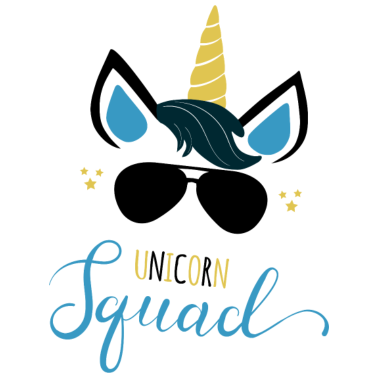Motiv Unicorn Squad Einhorn Party JGA Geschenk