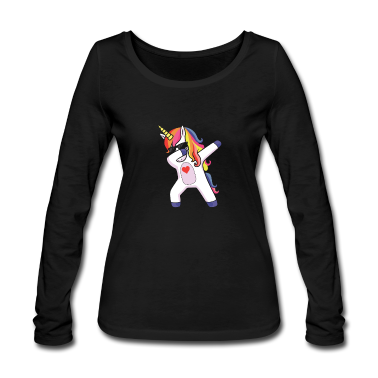 Einhörner Langarmshirt - Einhorn Dabbing