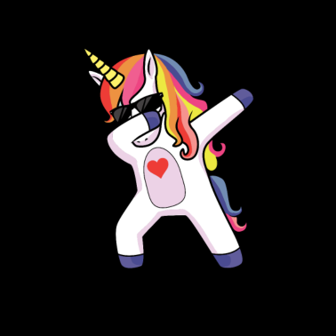 Motiv Einhorn Dabbing