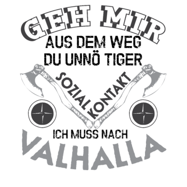 Motiv Wikinger Odin Unnötiger Sozialkontakt