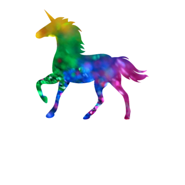 Motiv Einhorn Regenbogen Schatten Bunt Regenbogenfarben