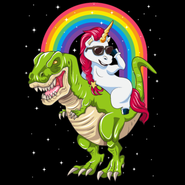 Motiv Dinosaurier Einhorn T Rex Humor Magisches Geschenk