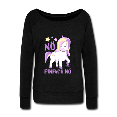 Einhörner Langarmshirt - Nö Einhorn Lustiger Cooler Spruch Geschenk