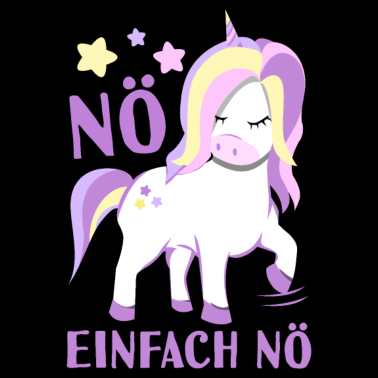 Motiv Nö Einhorn Lustiger Cooler Spruch Geschenk