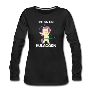 Einhörner Langarmshirt - Ich bin ein Hulacorn