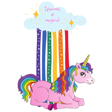 Motiv Einhorn Unicorn is magical