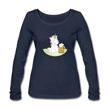 Einhörner Langarmshirt - Einhorn Shirt · Feierabendbier · Geschenk
