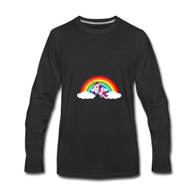 Einhörner Langarmshirt - Einhorn Fabeltier Einhorn-Shirt Einhörner