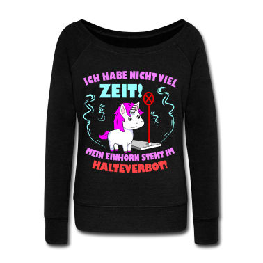 Einhörner Langarmshirt - Einhorn Spruch