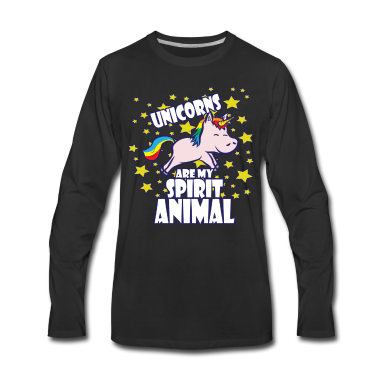Einhörner Langarmshirt - Einhörner sind meine Lieblings Tiere