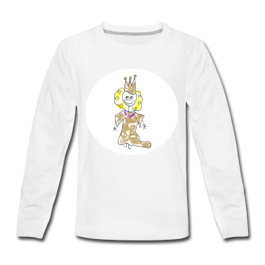 Einhörner Langarmshirt - Königin die Prinzessin die nicht einschlafen wollt