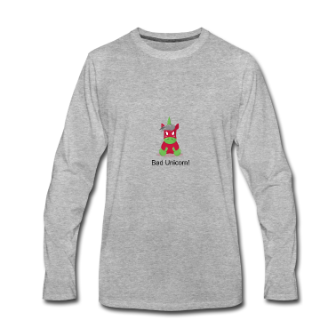 Einhörner Langarmshirt - Bad Unicorn! Das böse Einhorn!