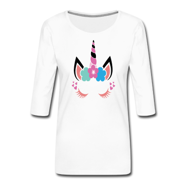 Einhörner Langarmshirt - EINHORN MÄDCHEN GESCHENKIDEE