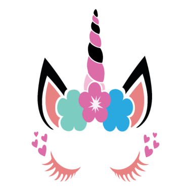 Motiv EINHORN MÄDCHEN GESCHENKIDEE