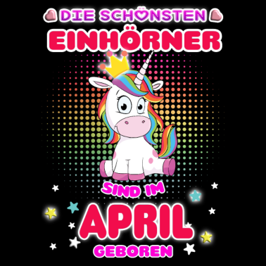 Motiv April-Einhorn