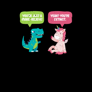 Motiv Dinosaurier Einhorn