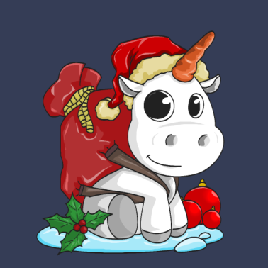 Motiv einhorn weihnacht geschenk