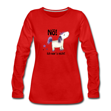 Einhörner Langarmshirt - Nö! Ich war´s nicht!