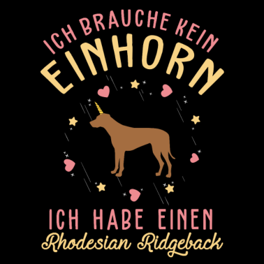Motiv Rhodesian Ridgeback Einhorn