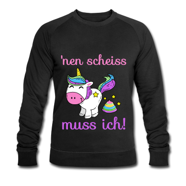 Einhörner Pullover - Einhorn - 'nen scheiss muss ich!