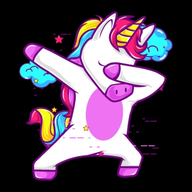 Motiv Nettes eintauchendes Einhorn - lustiges Geschenk