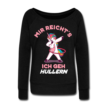 Einhörner Pullover - Dabbendes Einhorn Hulahoop Design lustiger Spruch