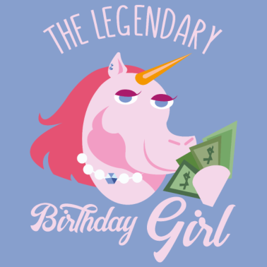 Motiv einhorn legendär geburtstag mädchen