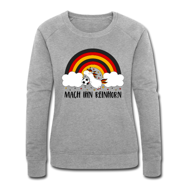 Einhörner Pullover - Deutschland Einhorn Mach Ihn Reinhorn Fußball Ball