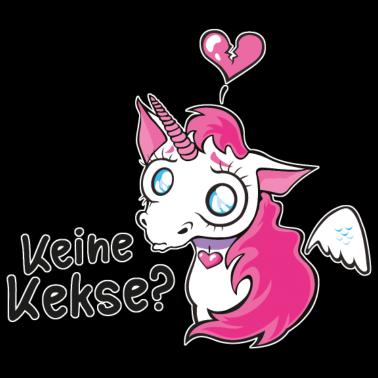 Motiv Keine Kekse? - Trauriges Einhorn