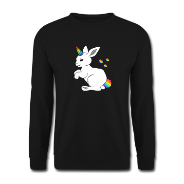 Einhörner Pullover - Einhorn Hase Kaninchen Hasenhorn T-Shirt