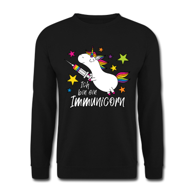 Einhörner Pullover - Geimpft Einhorn Ich bin ein Immunicorn