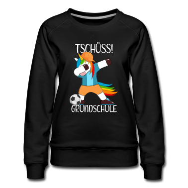 Einhörner Pullover - Grundschule Abschluss Fußball Einhorn Einschulung