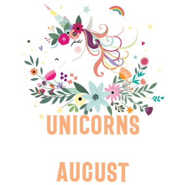 Motiv Einhorn Unicorns Unicorn dreams Geboren im August