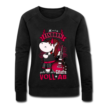 Einhörner Pullover - Einhorn an der Gitarre
