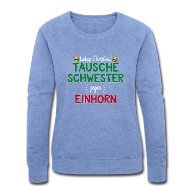 Einhörner Pullover - Weihnachten Christkind Kinder Tausch Geschenk