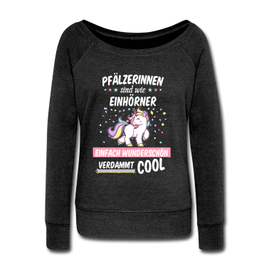Einhörner Pullover - Pfalz Rheinlandpfalz Pfälzer Heimat Spruch Einhorn