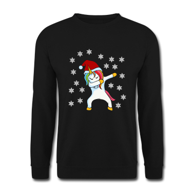 Einhörner Pullover - Dabbing Einhorn Weihnachten Dab